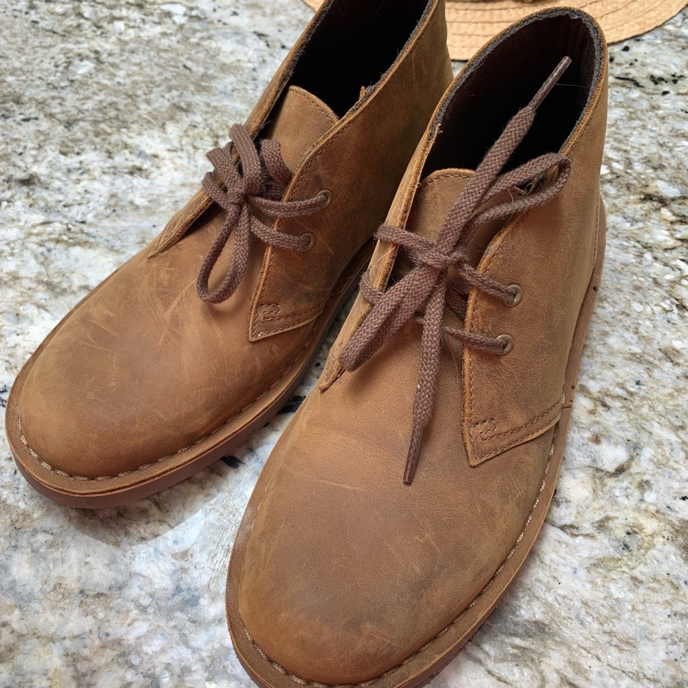 Clarks desert booties size 7.5